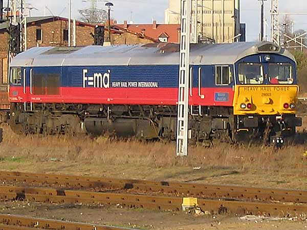 class 66 in Angerm&uuml;nde