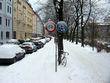 Schnee und Schilderwahn in München