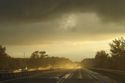Regenschauer auf der A11