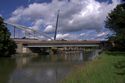 Vorbereitungen f&uuml;r das Einschwimmen der neuen Kaiserwegbr&uuml;cke
