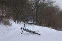 mit Elise im Schnee